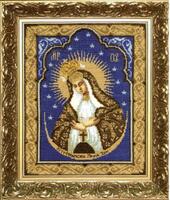 фото набор для вышивки крестиком чарівна мить №399 "икона образ пресвятой богородицы остробрамская"  