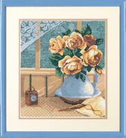 Набір для вишивання хрестиком Чарівна Мить №433 "Троянди у літній день" | інтернет-магазин 'Елена-Рукоделие'