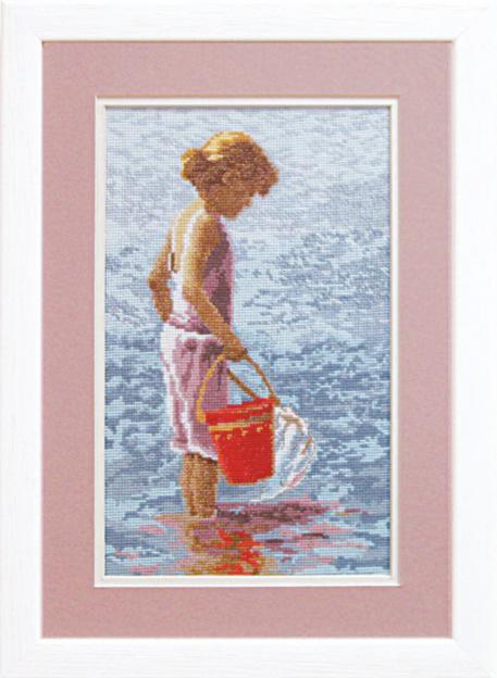 Набір для вишивання хрестиком Чарівна Мить №476 "На пляжі" | інтернет-магазин 'Елена-Рукоделие'