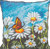 Набір для вишивання подушки хрестиком РТ-131 "Літній день" | інтернет-магазин 'Елена-Рукоделие'
