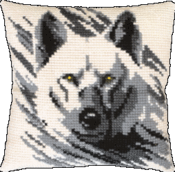 набор для вышивки подушки крестиком чарівна мить рт-134 "волк"   | інтернет-магазин 'Елена-Рукоделие'