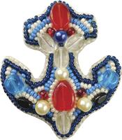 БП-206 Набір для виготовлення брошки Crystal Art "Якір" | інтернет-магазин 'Елена-Рукоделие'