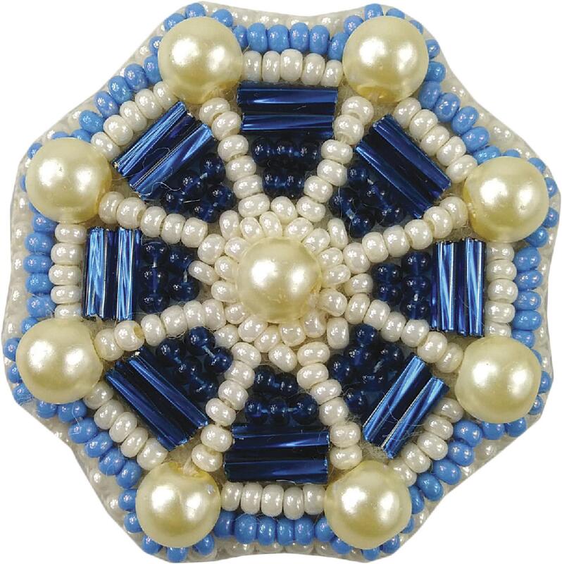 БП-207 Набір для виготовлення брошки Crystal Art  "Штурвал" | інтернет-магазин 'Елена-Рукоделие'