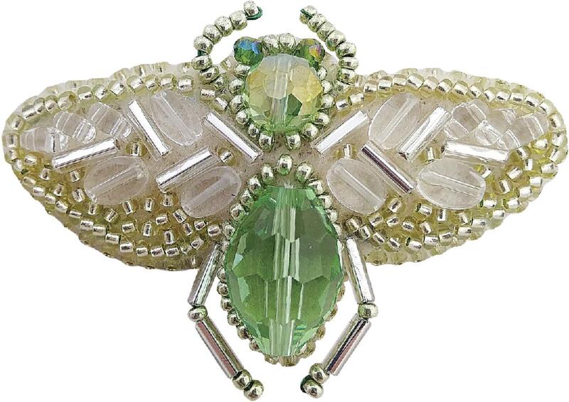 БП-215 Набір для виготовлення брошки Crystal Art "Жук" | інтернет-магазин 'Елена-Рукоделие'