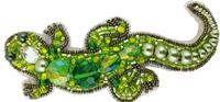 бп-227 набор для изготовления броши crystal art "ящерица" | интернет-магазин Елена-Рукоделие