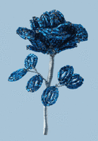 фото набор для бисероплетения чарівна мить бп-2 "синяя роза"