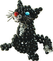 Набір для бісероплетіння Чарівна Мить БП-61 "Чорний котик" | інтернет-магазин 'Елена-Рукоделие'