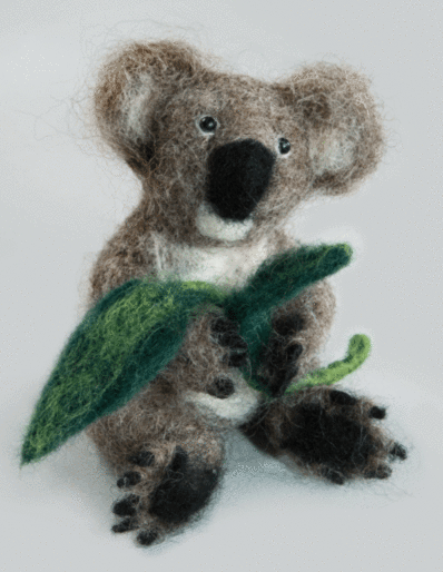 набор для валяния игрушек чарівна мить в-143 "забавная коала" | интернет-магазин Елена-Рукоделие