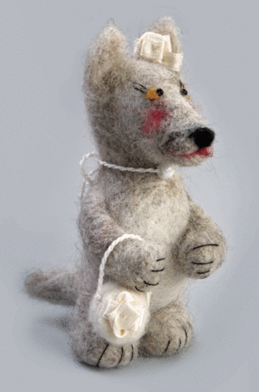 Набір для валяння іграшок Чарівна Мить В-154 "Вовчиця" | інтернет-магазин 'Елена-Рукоделие'