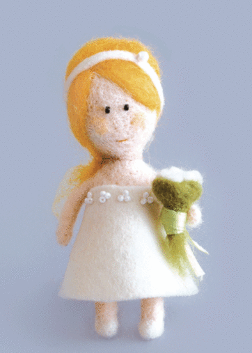 набор для валяния игрушек чарівна мить в-168 "невеста" | интернет-магазин Елена-Рукоделие