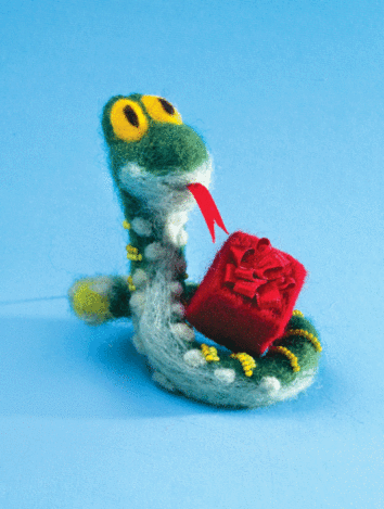 Набір для валяння іграшок Чарівна Мить В-62 "Чарівний змій" | інтернет-магазин 'Елена-Рукоделие'