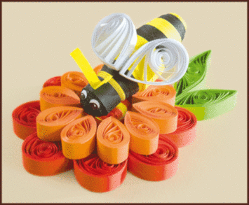 Набір для квіллінгу Чарівна Мить КВ-30 "Бджола" | інтернет-магазин 'Елена-Рукоделие'