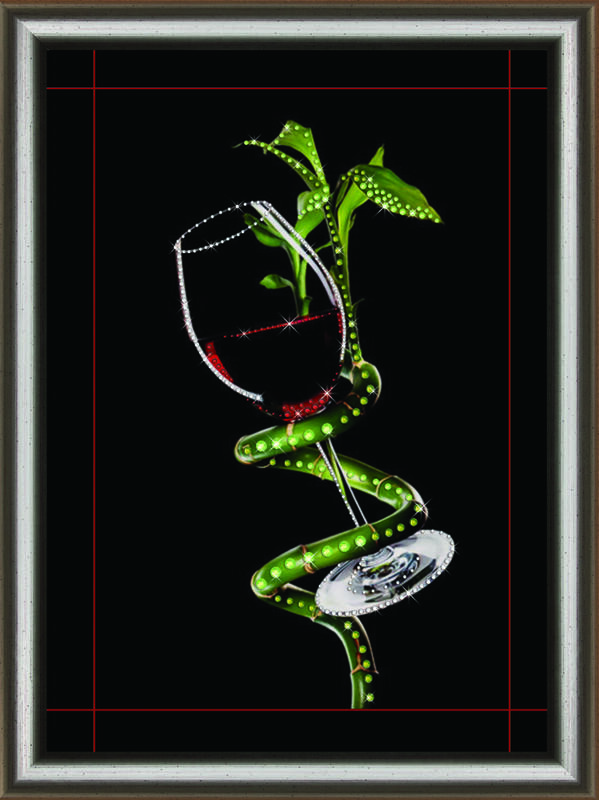 Набір картина стразами Crystal Art КС-1059 "Любовний напій" | інтернет-магазин 'Елена-Рукоделие'