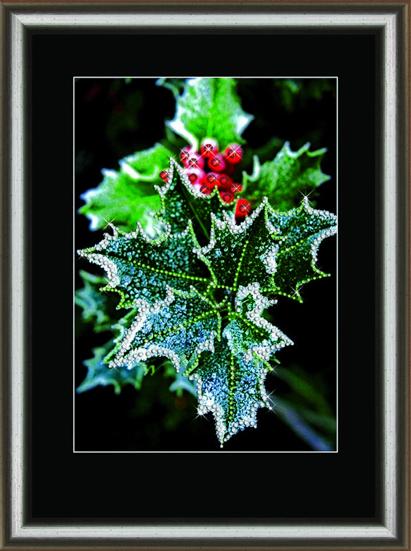 Набір картина стразами Crystal Art КС-1076 "Зимові ягоди" | інтернет-магазин 'Елена-Рукоделие'