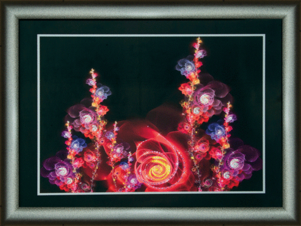 Набір картина стразами Чарівна Мить КС-104 "Чарівні квіти" | інтернет-магазин 'Елена-Рукоделие'