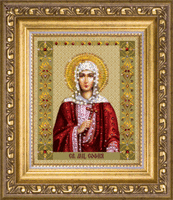 набор картина стразами чарівна мить кс-112 "икона святой мученицы софии" | интернет-магазин Елена-Рукоделие