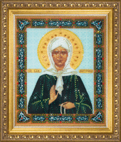 фото набор картина стразами чарівна мить кс-129 "икона святой блаженной матроны московской"