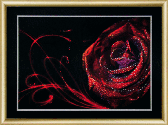 Набір картина стразами Чарівна Мить КС-151 "Червоний бархат" | інтернет-магазин 'Елена-Рукоделие'