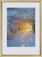 Набір картина стразами Чарівна Мить КС-176 "Зимовий ліс" | інтернет-магазин 'Елена-Рукоделие'