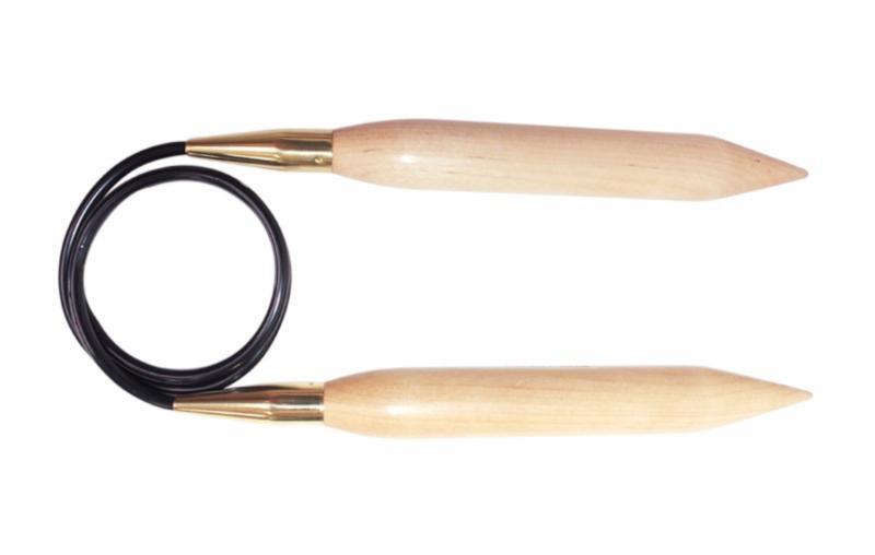 35350 Спиці кругові Jumbo Birch KnitPro, 100 см, 20.00 мм  | інтернет-магазин 'Елена-Рукоделие'