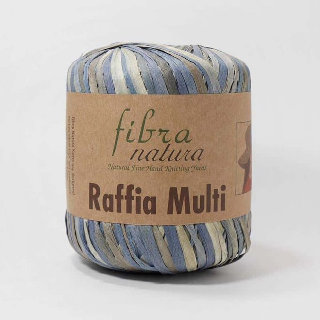 raffia fibra natura multi117-09 | интернет-магазин Елена-Рукоделие