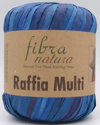 raffia fibra natura multi117-08 | интернет-магазин Елена-Рукоделие