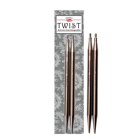 съемные стальные спицы twist lace – 8 см (3" ) 5,0 мм арт.7503-8 | интернет-магазин Елена-Рукоделие