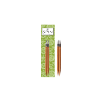 съемные бамбуковые спицы spin bamboo 10 см (4") 3,25 мм арт. 2504-3 | интернет-магазин Елена-Рукоделие