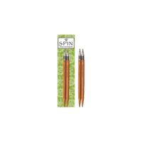 съемные бамбуковые спицы spin bamboo 13 см (5")  10,0 арт.2505-15 | интернет-магазин Елена-Рукоделие