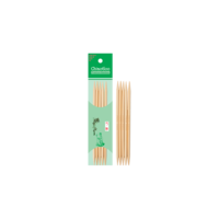носочные бамбуковые спицы bamboo, натуральный цвет, 13 см (5") 8,0 мм арт. 1015-11 | интернет-магазин Елена-Рукоделие