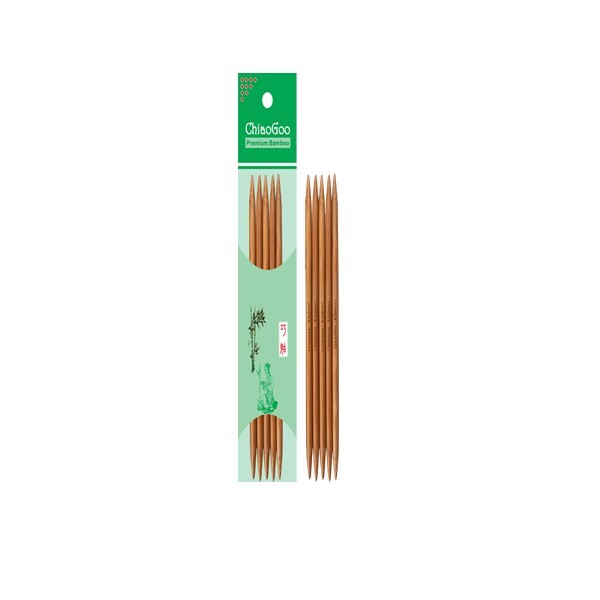шкарпеточні бамбукові спиці bamboo, dark patina, 15 см (6") 3,5 мм арт.1036-4 | интернет-магазин Елена-Рукоделие