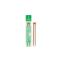 прямые бамбуковые спицы bamboo, dark patina, 23 см (9") 8,0 мм арт. 1031-11 | интернет-магазин Елена-Рукоделие