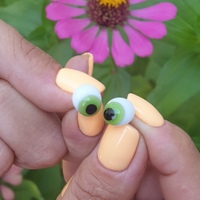 очі для іграшок косі, скло 10мм зелені | интернет-магазин Елена-Рукоделие