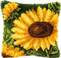 фото PN-0014176 Набор для вышивания ковровая техника Sunflowers Подсолнухи 40х40 (подушка)