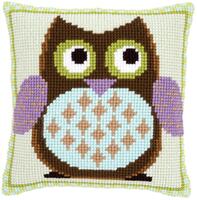 фото PN-0147157 Набір для вишивання хрестом (подушка) Vervaco Mister Owl "Пан пугач"