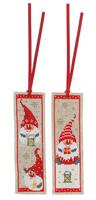 фото PN-0185073 Набір для вишивання хрестом (закладка) Vervaco Christmas gnomes