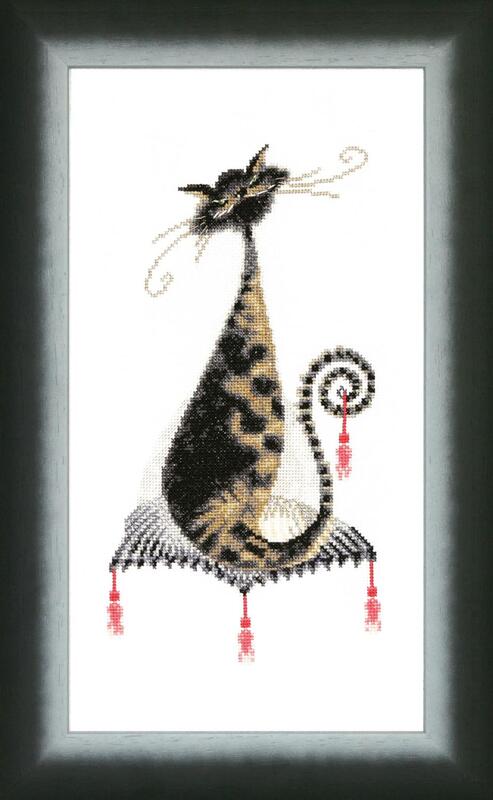 Набір для вишиваняя хрестиком Чарівна Мить М-251 "Улюблена кішечка" | інтернет-магазин 'Елена-Рукоделие'
