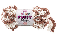 alize puffy more (пуффи морэ) 6261 капучино со сливками | интернет-магазин Елена-Рукоделие