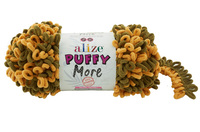 alize puffy more (пуффи морэ) 6277 горчица-хаки | интернет-магазин Елена-Рукоделие