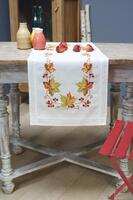 PN-0013311 Набір для вишивання хрестом (доріжка на стіл) Vervaco "Осіннє листя" | інтернет-магазин 'Елена-Рукоделие'