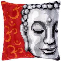 pn-0143700 набор для вышивания крест (подушка) vervaco,buddha 40х40 будда | интернет-магазин Елена-Рукоделие