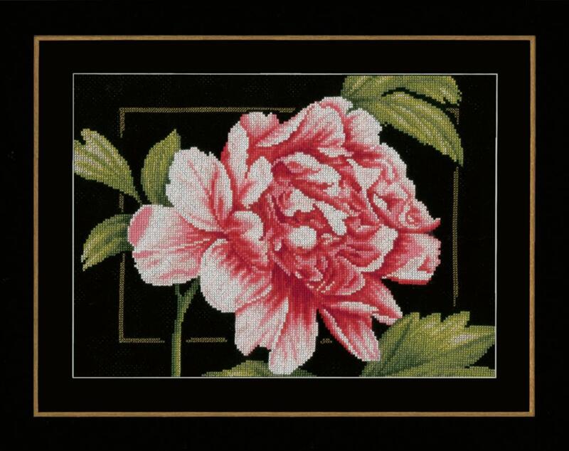 PN-0155749 Набір для вишивки Рожева троянда, 33х24, аїда 14, рахунковий хрест LanArte | інтернет-магазин 'Елена-Рукоделие'