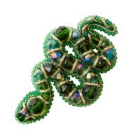 фото БП-298 Набір для виготовлення брошки Crystal Art "Змія"