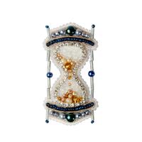 БП-306 Набір для виготовлення брошки Crystal Art "Піщаний годинник" | інтернет-магазин 'Елена-Рукоделие'