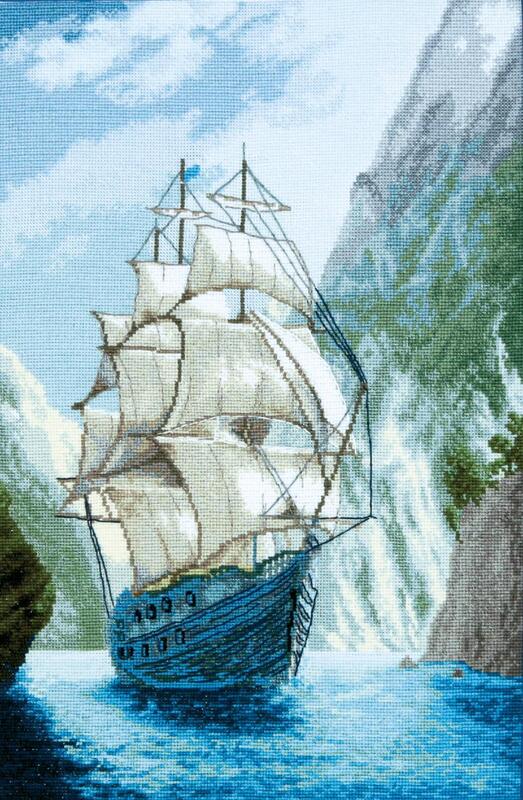 Набір для вишивання хрестиком Чарівна Мить М-441 "В рідну гавань" | інтернет-магазин 'Елена-Рукоделие'