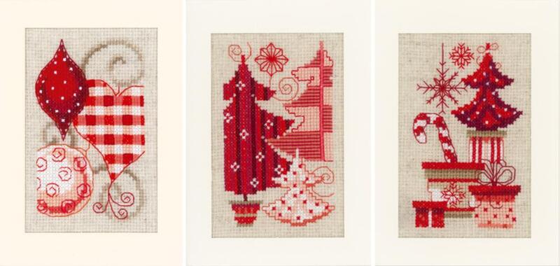 pn-0146572 набор для вышивания крестом vervaco "рождественские мотивы" | интернет-магазин Елена-Рукоделие