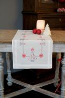 фото PN-0167023 Набір для вишивання хрестом (доріжка на стіл) Vervaco Christmas trees "Новорічні ялинки" 