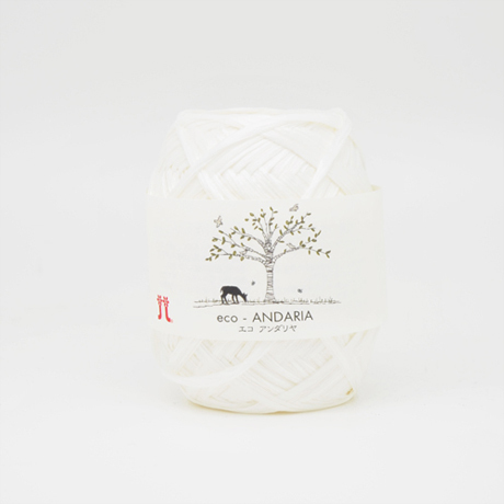 hamanaka eco andaria/еко андарія 1 білий | интернет-магазин Елена-Рукоделие