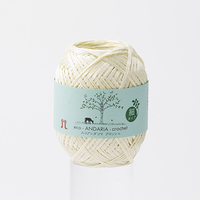 hamanaka eco andaria crochet /еко андарія 801 молоко | интернет-магазин Елена-Рукоделие