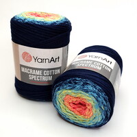 yarnart macrame cotton spectrum / ярнарт макраме коттон спектрум 1318 | интернет-магазин Елена-Рукоделие